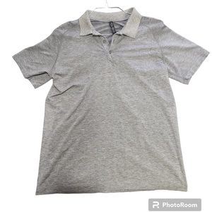 lululemon athletica Gray Polo Shirt